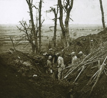 Les Éparges, northern France, 1915.  Artist: Unknown.