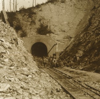 Tavannes Tunnel, Verdun, northern France, c1914-c1918. Artist: Unknown.
