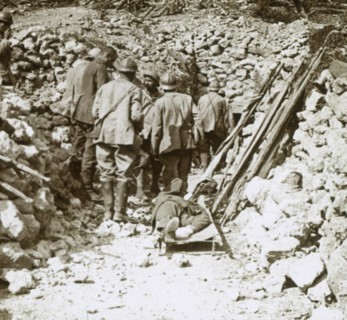 German wounded, Thiaumont, Verdun, northern France, c1914-c1918. Artist: Unknown.