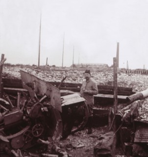 Destruction, Carency, northern France, c1914-c1918.  Artist: Unknown.