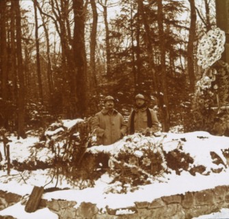 Monument des Chasseurs, Col de la Chipotte, eastern France, c1914-c1918. Artist: Unknown.