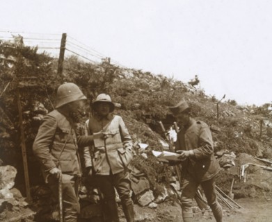 Front line towards Monastir, Serbia, c1916. Artist: Unknown.