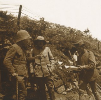Front line towards Monastir, Serbia, c1916. Artist: Unknown.