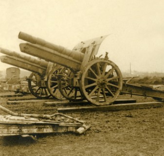 155 guns, c1914-c1918. Artist: Unknown.