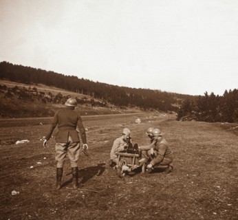 Communications, Genicourt, northern France, c1914-c1918. Artist: Unknown.