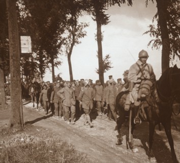 Prisoners at Catenoy, Oise, northern France, c1914-c1918. Artist: Unknown.