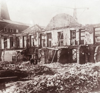 Ruins, Louvain, Belgium, c1914-c1918. Artist: Unknown.