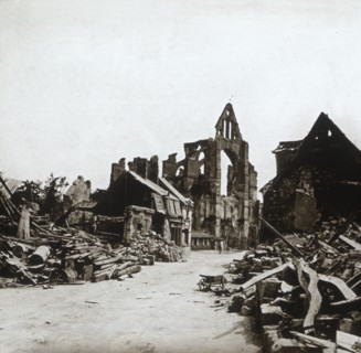 Ruins, Craonne, northern France, c1914-c1918. Artist: Unknown.