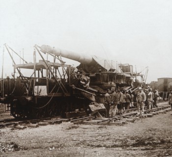 African troops and heavy artillery, Champagne, northern France, c1914-c1918. Artist: Unknown.