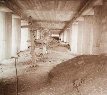 Bayonet Trench, Verdun, northern France, c1916-c1918.  Artist: Unknown.