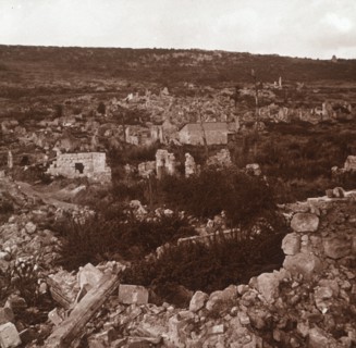 Ruins, Anizy-le-Château, northern France, c1914-c1918. Artist: Unknown.