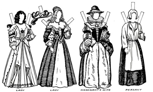 'The Great Gallery of Historic Costume: Some Dresses of Charles The First's Time, c1934. Artist: Unknown.