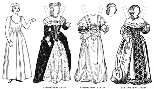 'The Gallery of Historic Costume: Some Dresses of Cavaliers and Roundheads', c1934. Artist: Unknown.
