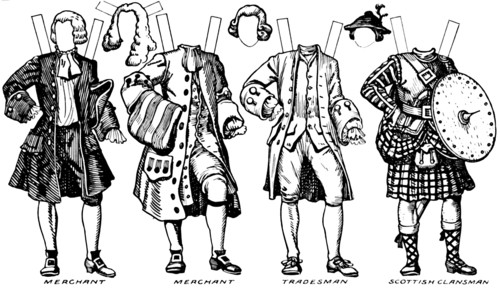 'Gallery of Historic Costume: What People Wore in Early Georgian Days', c1934. Artist: Unknown.