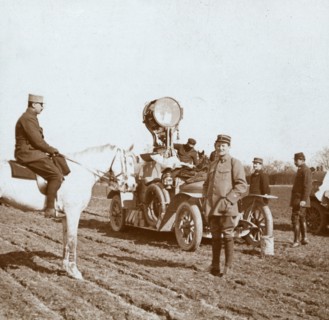 Projector, Chalons, northern France, c1914-c1918.  Artist: Unknown.