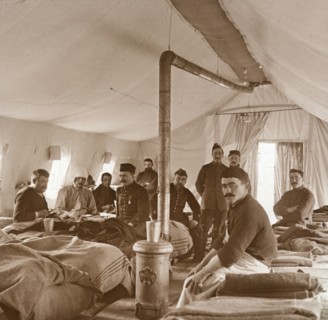 Hospital, Suippes, Somme, northern France, c1914-c1918. Artist: Unknown.
