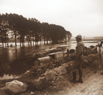 Damaged vehicles, Meuse, northern France, c1914-c1918. Artist: Unknown.