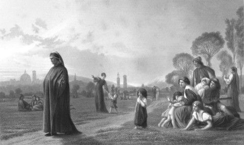 Dante, (19th century). Artist: Unknown.