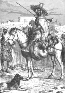 Arab Farmer in the Market at Tlemcen, Algeria, late 19th century. Artist: Unknown.