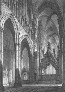 Beverley Minster, Eastern Transept, early 19th century. Artist: John Coney.