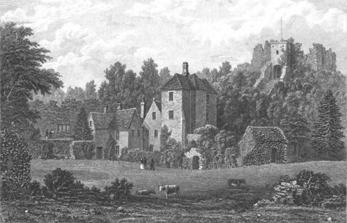 Carisbrooke Castle, Newport, Isle of Wight, early 19th century. Artist: George Brannon.