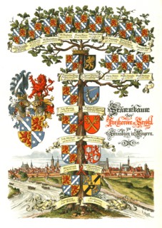 Strohl Heraldic Tree. Artist: H Strohl.