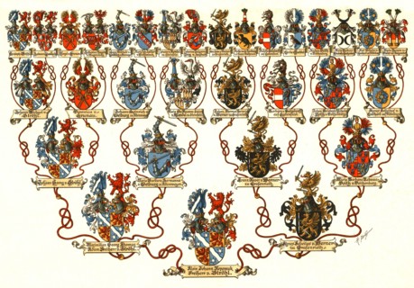Heraldic Atlas.  Artist: H Strohl.