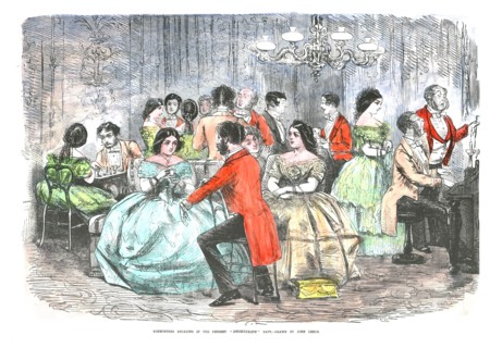 'Foxhunters Regaling in the Present Degenerate Days', c1856. Artist: John Leech.