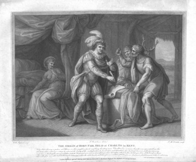 'The Origin of Horn Fair, Held at Charlton in Kent', (c1803). Artist: William Wynne Ryland.