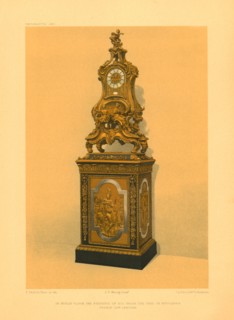 'Or Moulu Clock, Property of His Grace the Duke of Buccleuch. French, 18th century'. Artist: F Bedford.