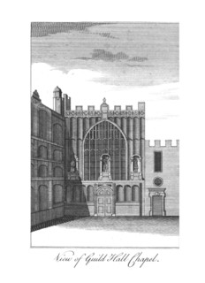 'View of Guild Hall Chapel.', c1775. Artist: Unknown.