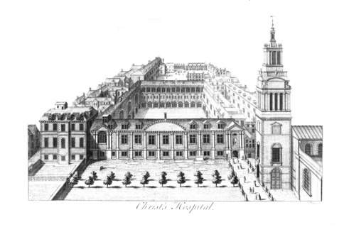 'Christ's Hospital.', c1740. Artist: William Henry Toms.