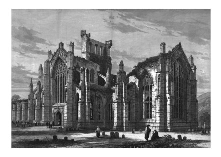 Melrose Abbey. Artist: Unknown.