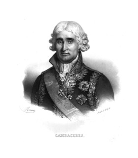 Jean Jacques Regis de Cambaceres, (c1820s).  Artist: Maurin.