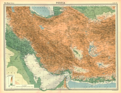 Map of Persia. Artist: Unknown.