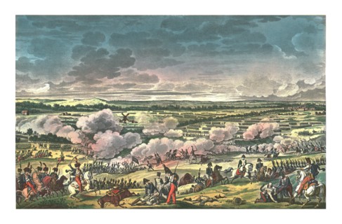 Battle of Mont-Saint-Jean, known as Waterloo, 18 June 1815, (c1850). Artists: François-Louis Couché, Edme Bovinet.