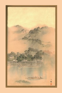 'A Spring Morning on the River Yodo', c1870, (1886). Artist: Wilhelm Greve.