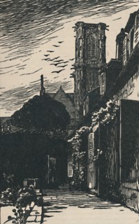 'Nevers - Tour De Cathédrale', 1919. Artist: Fernand Chalandre.
