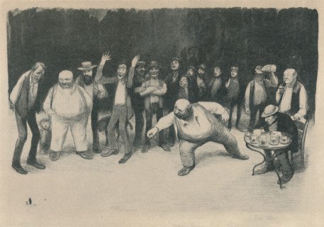 'Les Joueurs De Bouchons', 1919. Artist: Jean Veber.