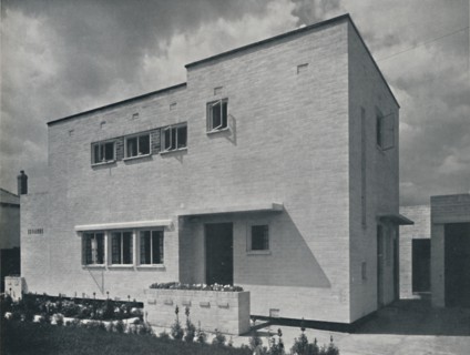 'House at Hoghton, Lancs., by Frank Waddington', 1942. Artist: Unknown.