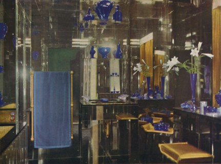 'The bathroom at Gayfere House, London', 1936. Artist: Unknown.