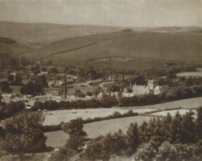 'Buckfast Abbey and Dartmoor', late 19th-early 20th century. Artist: Unknown.