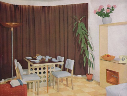 'Small Living-Dining Room', 1938. Artist: Unknown.