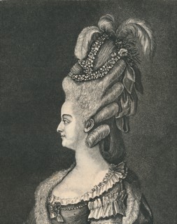 'Female Head-Gear: Marie Antoinette, 1783', (1886). Artist: Unknown.