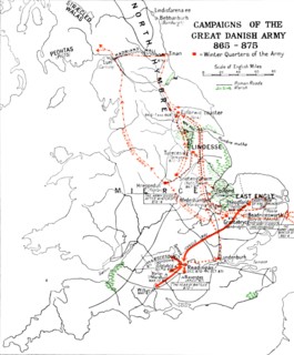 'Campaigns of the Great Danish Army 865-875.', (1935). Artist: Unknown.