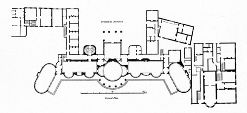 'Plan of the Pavilion showing alterations to Holland's original building completed in 1804', (1939). Artist: Unknown.