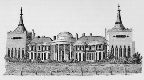'View of the Pavilion taken from Wright's Circulating Library, May 1818', (1939). Artist: Unknown.