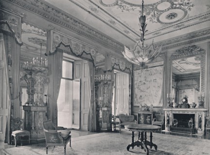 'The Centre Room, Buckingham Palace, South-East Corner', 1939. Artist: Unknown.