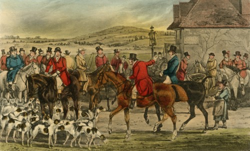 'Mr. Jorrocks introduces the Yorkshireman to the Surrey', 1838. Artist: Henry Thomas Alken.