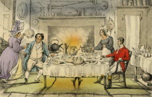'Mr Jorrocks's Hunt Breakfast: a Terrible Surprise', 1838. Artist: Henry Thomas Alken.